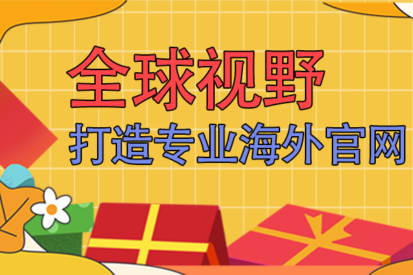全球视野：打造专业海外官网!