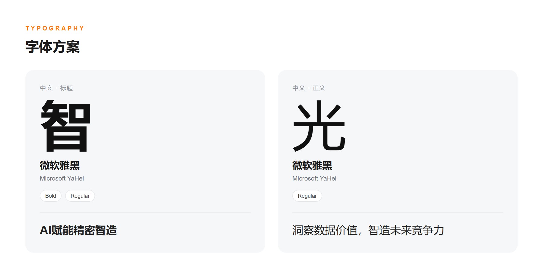 浙江联视智能官网 字体方案