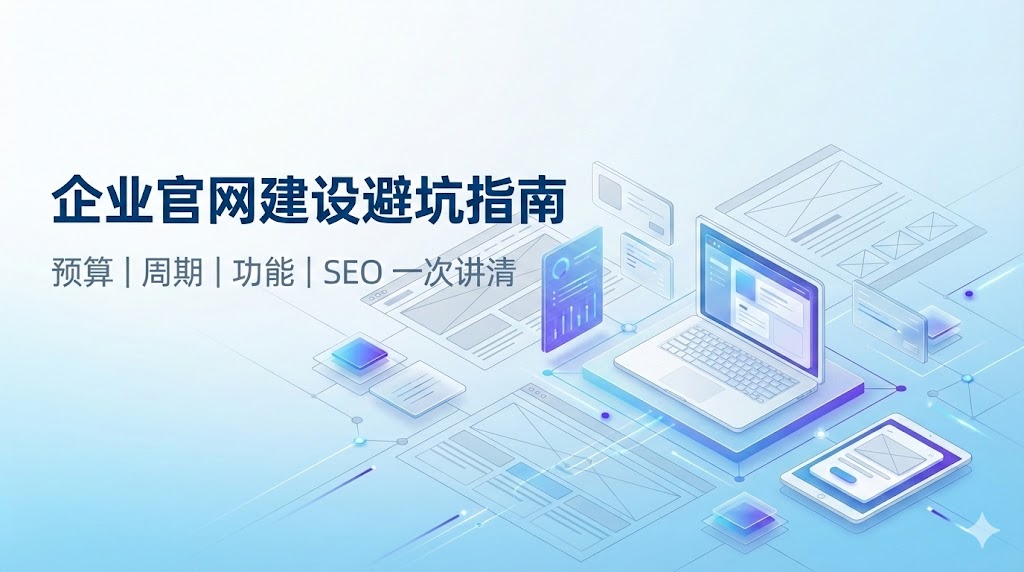 企业官网建设避坑指南：预算、周期、功能与SEO一次讲清