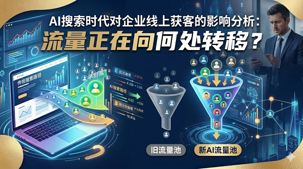 AI搜索时代对企业线上获客的影响分析：流量正在向何处转移？
