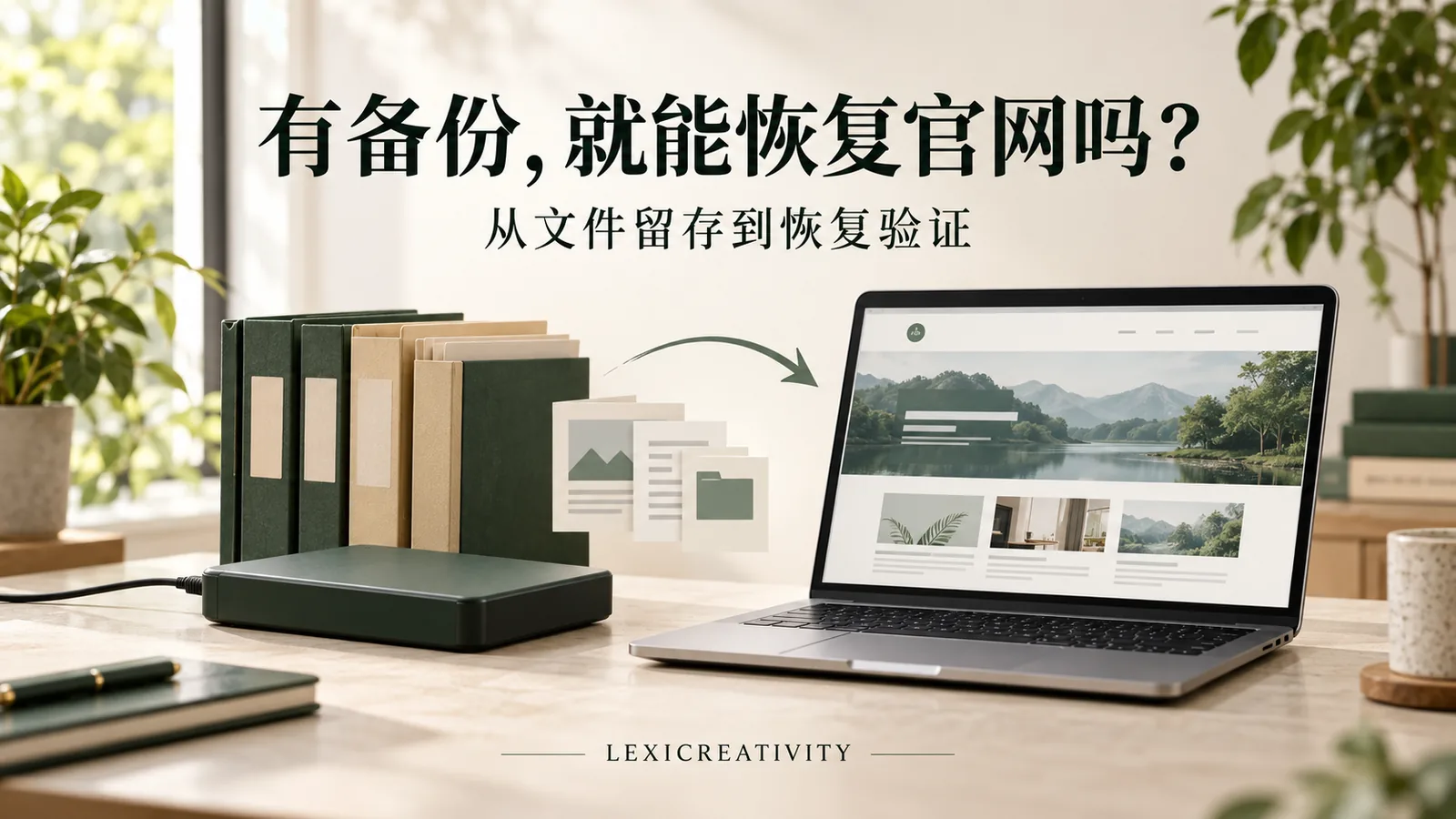 网站显示备份成功，怎样确认企业官网真的能恢复？