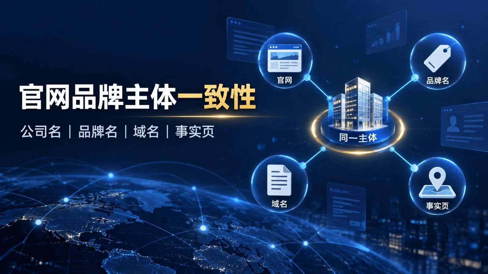 AI搜索识别企业信息时，官网怎样明确同一个品牌主体？